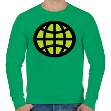 PRINTFASHION captain planet - Férfi pulóver - Zöld