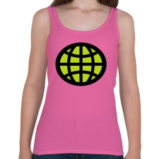 PRINTFASHION captain planet - Női atléta - Rózsaszín női trikó