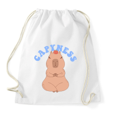PRINTFASHION Capybara - Capyness - Sportzsák, Tornazsák - Fehér kézitáska és bőrönd