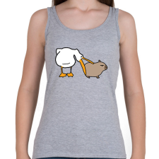 PRINTFASHION capybara és pelikán - Női atléta - Sport szürke női trikó