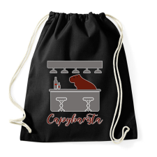 PRINTFASHION Capybarista - Sportzsák, Tornazsák - Fekete tornazsák