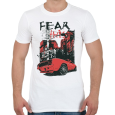 PRINTFASHION Car & City - Férfi póló - Fehér