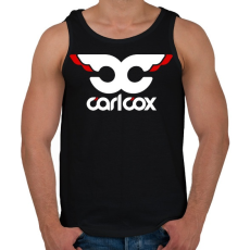 PRINTFASHION Carl Cox - Férfi atléta - Fekete