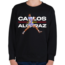 PRINTFASHION carlos alcaraz - Gyerek pulóver - Fekete gyerek pulóver, kardigán