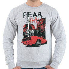 PRINTFASHION Cars city - Férfi pulóver - Sport szürke