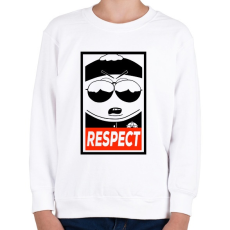 PRINTFASHION Cartman  - Gyerek pulóver - Fehér