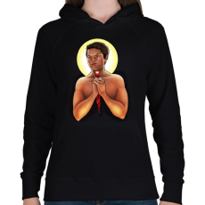 PRINTFASHION Castiel - Női kapucnis pulóver - Fekete