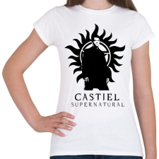 PRINTFASHION Castiel - Női póló - Fehér női póló