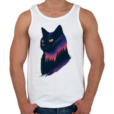 PRINTFASHION Cat - Férfi atléta - Fehér