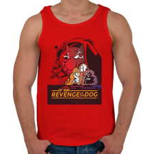 PRINTFASHION Cat Wars - Férfi atléta - Piros atléta, trikó