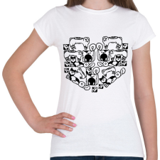 PRINTFASHION catheart.b - Női póló - Fehér női póló