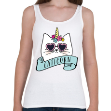 PRINTFASHION Caticorn - Női atléta - Fehér