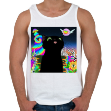 PRINTFASHION Catnip for a little cat - Férfi atléta - Fehér atléta, trikó