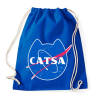 PRINTFASHION CATSA fehérrel - Sportzsák, Tornazsák - Bright royal
