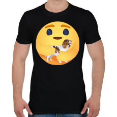 PRINTFASHION Cavalier King Charles spániel - Férfi póló - Fekete