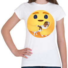 PRINTFASHION Cavalier King Charles spániel - Női póló - Fehér