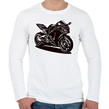 PRINTFASHION cbr firebla - Férfi hosszú ujjú póló - Fehér férfi póló