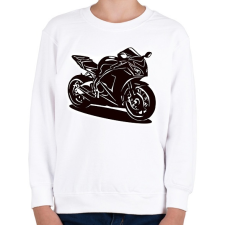 PRINTFASHION cbr firebla - Gyerek pulóver - Fehér gyerek pulóver, kardigán