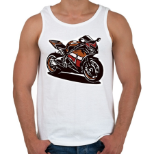 PRINTFASHION cbr firebladereps - Férfi atléta - Fehér atléta, trikó