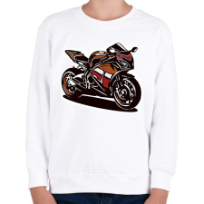 PRINTFASHION cbr firebladereps - Gyerek pulóver - Fehér gyerek pulóver, kardigán