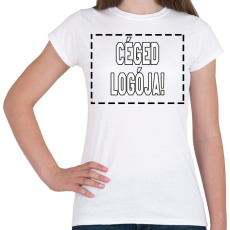 PRINTFASHION Céged logója! - Női póló - Fehér