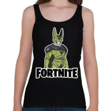 PRINTFASHION Cell - fortnite - Női atléta - Fekete női trikó
