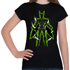 PRINTFASHION CELL - Női póló - Fekete