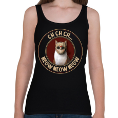 PRINTFASHION Ch ch ch... - Női atléta - Fekete