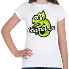 PRINTFASHION Chameleon - Női póló - Fehér női póló