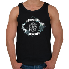 PRINTFASHION Chaotic Goth - Férfi atléta - Fekete