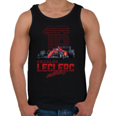 PRINTFASHION Charles Leclerc - Férfi atléta - Fekete
