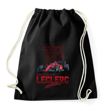 PRINTFASHION Charles Leclerc - Sportzsák, Tornazsák - Fekete tornazsák