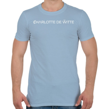 PRINTFASHION Charlotte de Witte - Férfi póló - Világoskék férfi póló