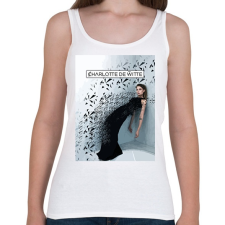 PRINTFASHION Charlotte de Witte - Női atléta - Fehér női trikó