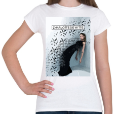PRINTFASHION Charlotte de Witte - Női póló - Fehér női póló