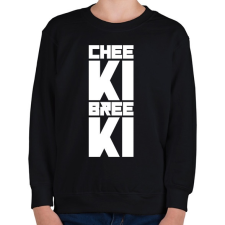 PRINTFASHION Cheeki Breeki - Gyerek pulóver - Fekete gyerek pulóver, kardigán