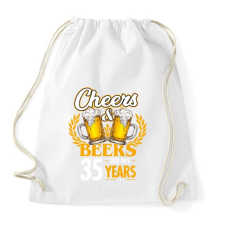 PRINTFASHION Cheers & Beers - 35 - Sportzsák, Tornazsák - Fehér tornazsák