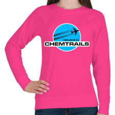 PRINTFASHION CHEMTRAILS - Női pulóver - Fukszia női pulóver, kardigán