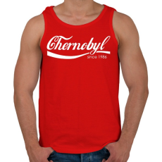 PRINTFASHION Chernobyl - Férfi atléta - Piros