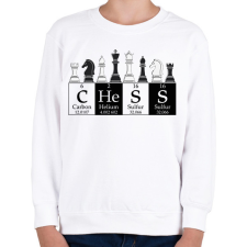 PRINTFASHION Chess - Sakk - Gyerek pulóver - Fehér gyerek pulóver, kardigán