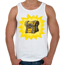 PRINTFASHION Chest - Fortnite - Férfi atléta - Fehér atléta, trikó