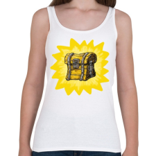 PRINTFASHION Chest - Fortnite - Női atléta - Fehér női trikó