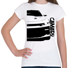PRINTFASHION Chevrolet Camaro Half - Női póló - Fehér női póló