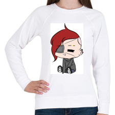PRINTFASHION Chibi Victoria - Női pulóver - Fehér női pulóver, kardigán