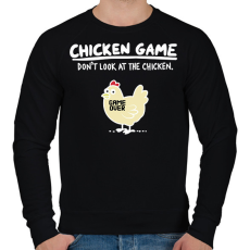 PRINTFASHION CHICKEN GAME  - Férfi pulóver - Fekete