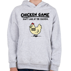 PRINTFASHION CHICKEN GAME - Gyerek kapucnis pulóver - Sport szürke
