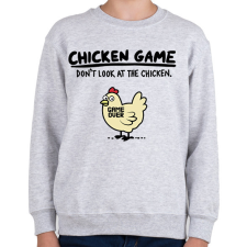 PRINTFASHION CHICKEN GAME - Gyerek pulóver - Sport szürke gyerek pulóver, kardigán