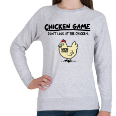 PRINTFASHION CHICKEN GAME - Női pulóver - Sport szürke