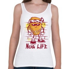 PRINTFASHION Chicken nuggets - Női atléta - Fehér