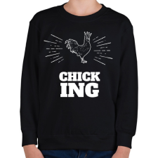 PRINTFASHION CHICKING - Gyerek pulóver - Fekete gyerek pulóver, kardigán